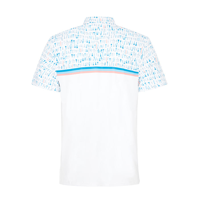 Penguin Broken Tees Golf Polo Shirt - White