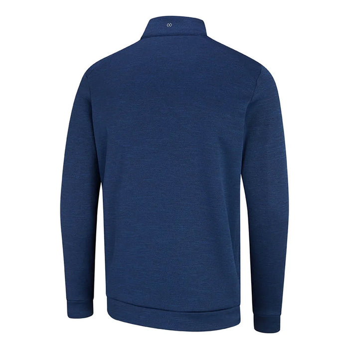 Ping Aaran Quilted Hybrid Golf Jacket - Inky Marl/Inky