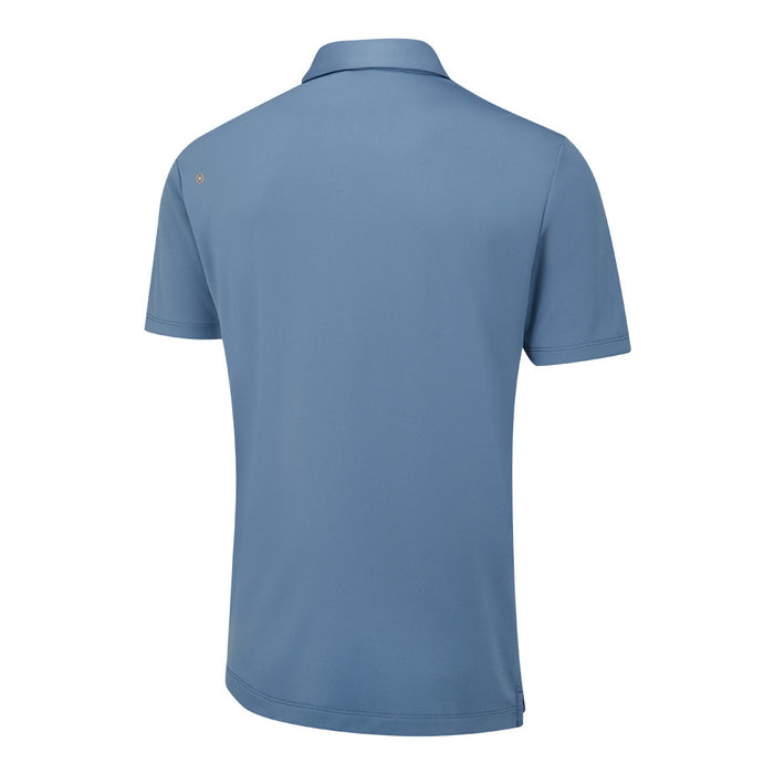 Ping Arizona Cactus Print Golf Polo Shirt - Coronet Blue