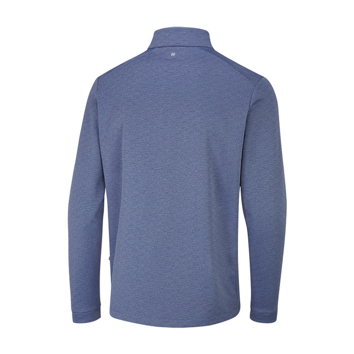 Ping Bexton Fleece Half-Zip Golf Pullover - Airforce Blue Multi