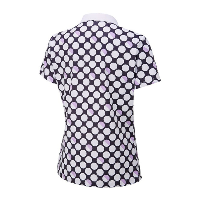 Ping Iona Ladies Golf Polo Shirt - Black/White