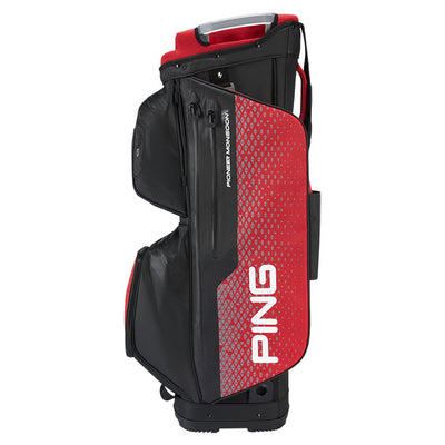 Ping Pioneer Monsoon 231 Golf Cart Bag - Black/Red
