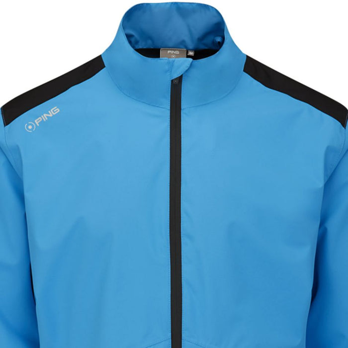 Ping Sensordry S2 Waterproof Golf Jacket - Euro Blue/Black