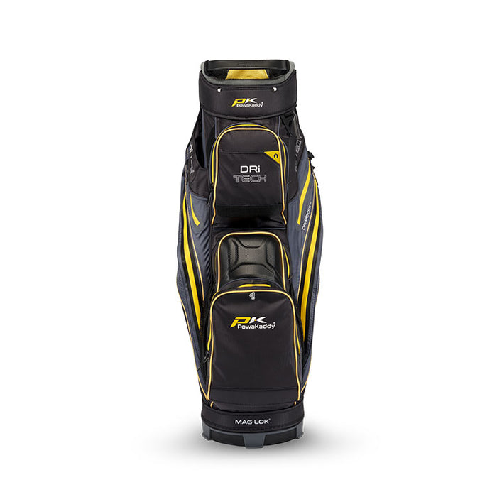 Powakaddy Dri Tech Waterproof Golf Cart Bag - Black/Yellow
