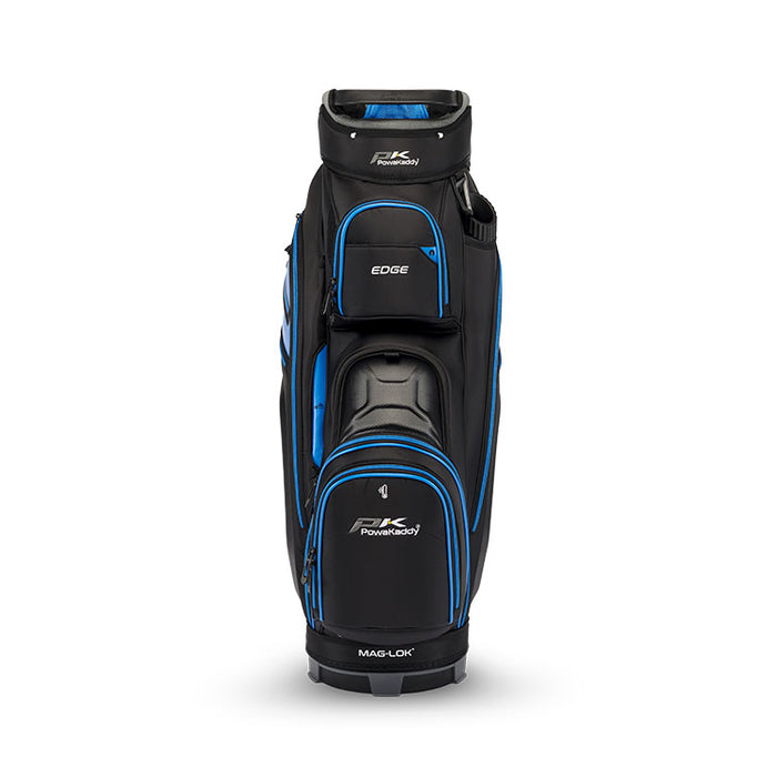 Powkaddy Edge Golf Cart Bag - Black/Blue