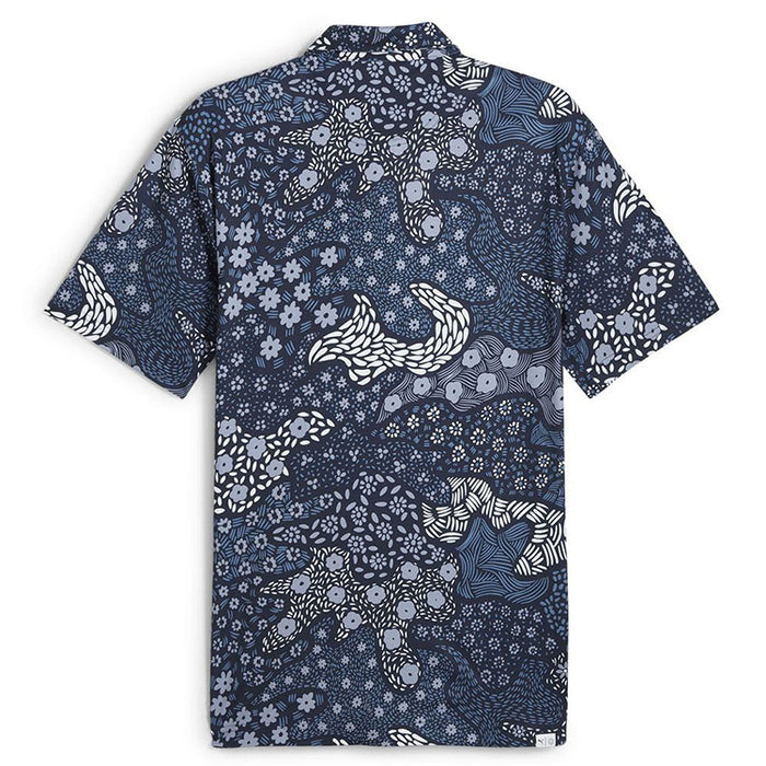 Puma Cloudspun Bloom LC Golf Polo Shirt - Deep Navy