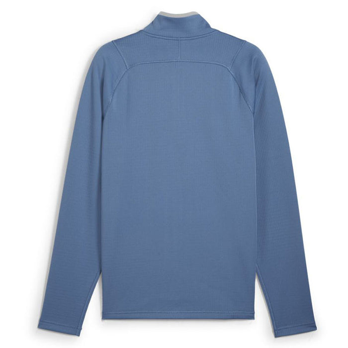 Puma Waffle Fleece Golf Pullover - Blue Horizon