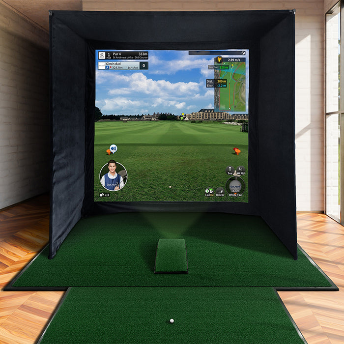 Sim Space Golf Simulator Indoor Enclosure - 2.6m x 2.5m x 1.5m