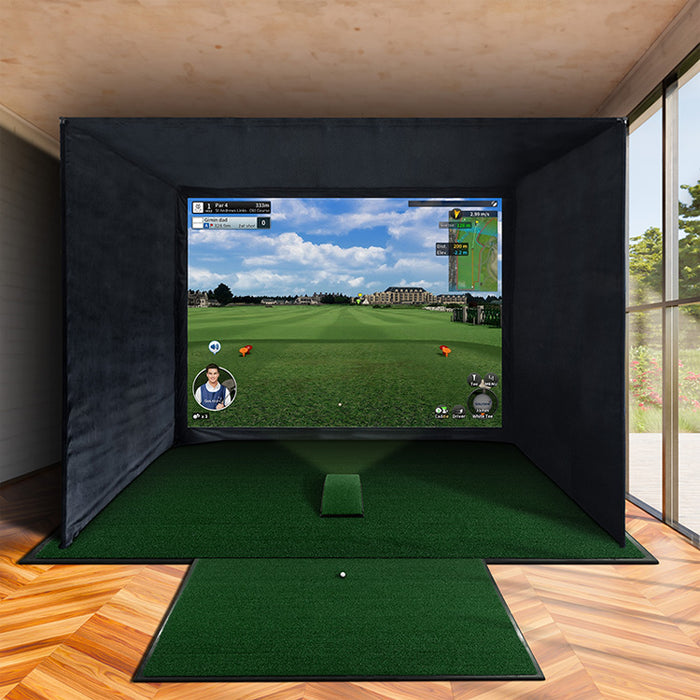 Sim Space Golf Simulator Indoor Enclosure - 3m x 3m x 3m