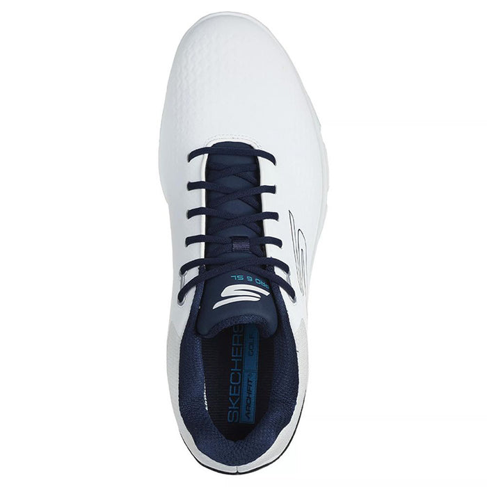 Skechers Go Golf Pro 6 SL Golf Shoes - White/Navy/Blue