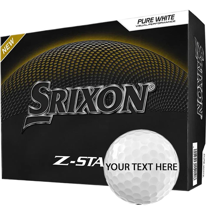 Srixon Z-Star 9 Personalised Golf Balls