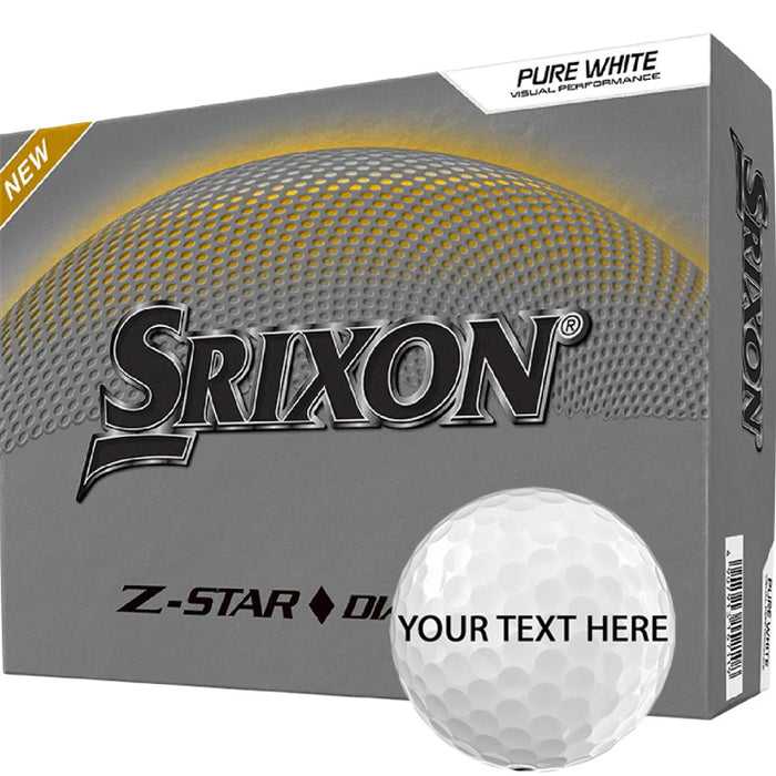 Srixon Z-Star Diamond 3 Personalised Golf Balls