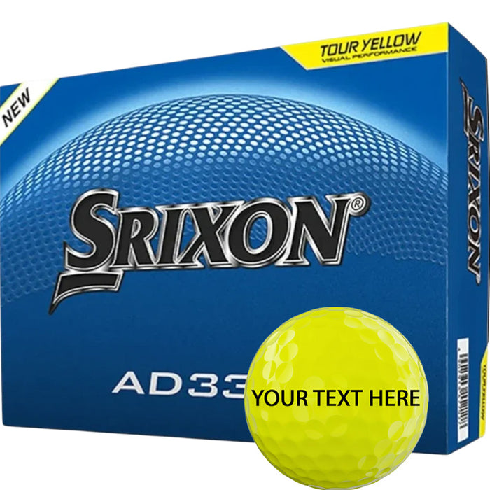 Srixon AD333 Personalised Golf Balls