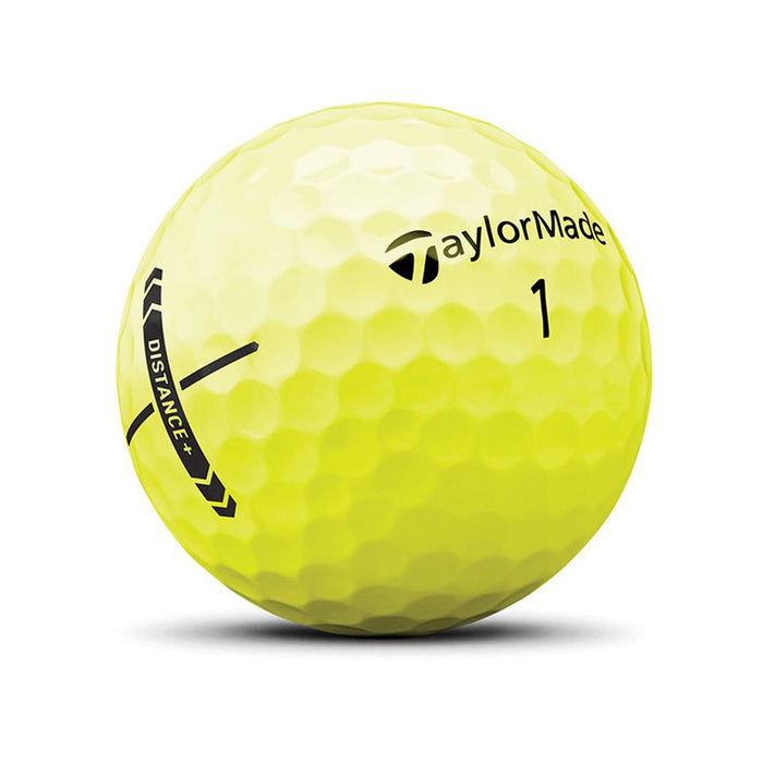 Taylormade Distance+ Golf Balls - Yellow
