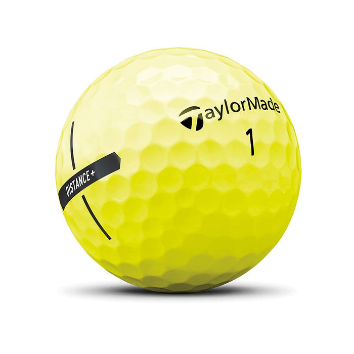 Taylormade Distance+ Golf Balls - Yellow