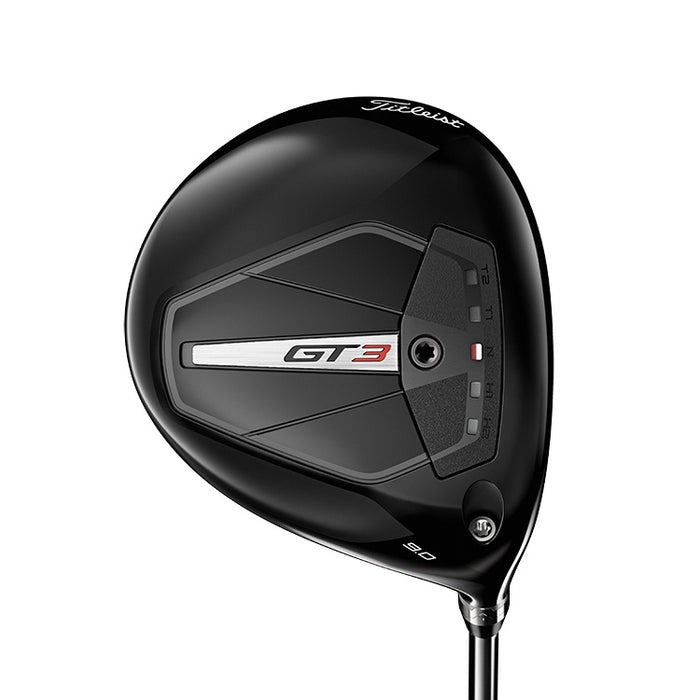 the head of a Titleist GT3 golf driver