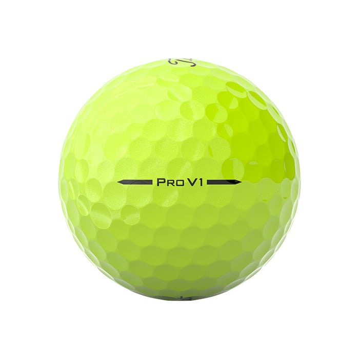 Titleist 2025 Pro V1 Golf Balls - Yellow