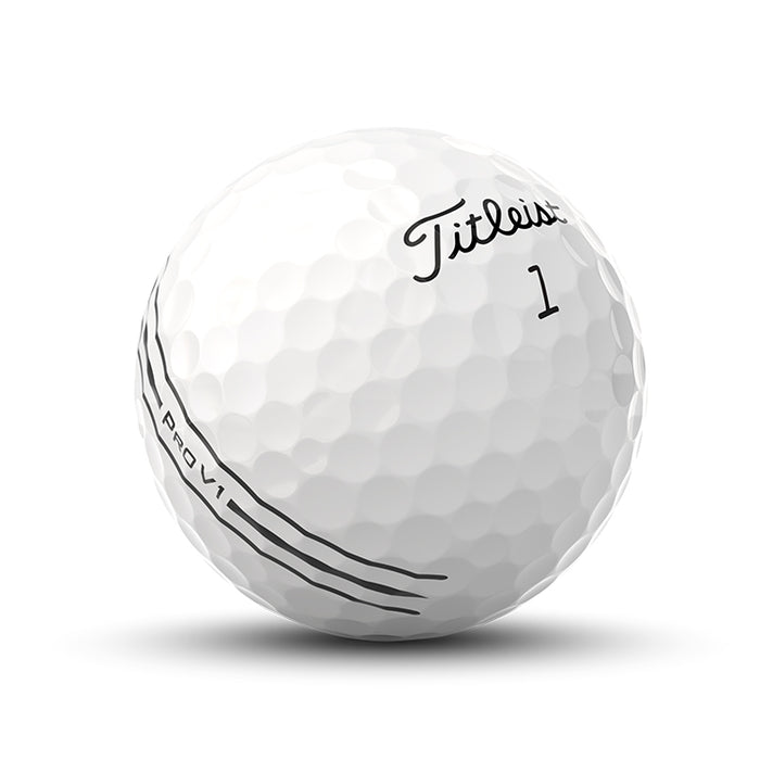 Titleist 2025 Pro V1 Enhanced Alignment - White