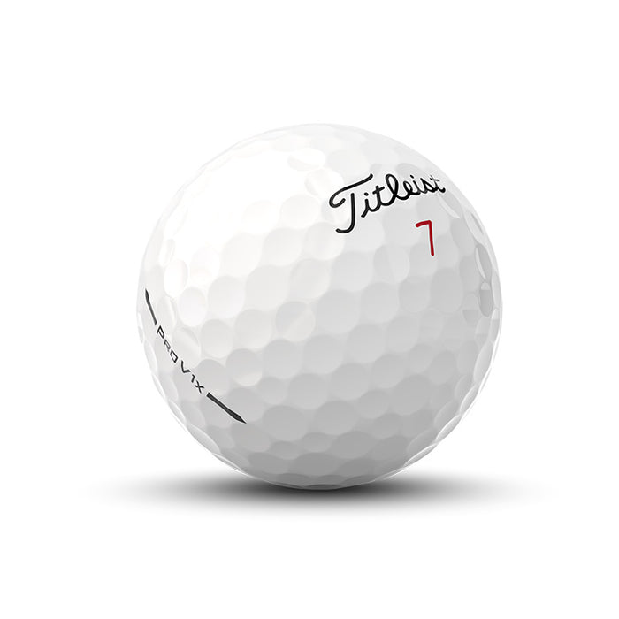 Titleist 2025 Pro V1x Golf Balls - White - High Numbers