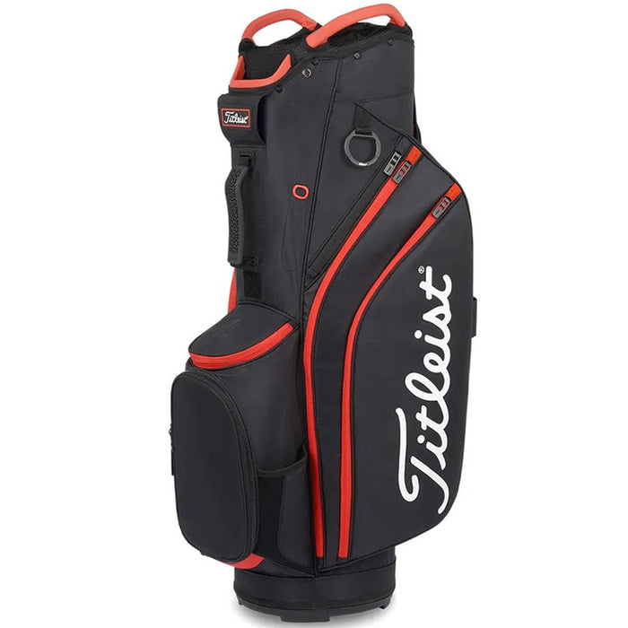 Titleist Lightweight 14 Golf Cart Bag - Black/Red
