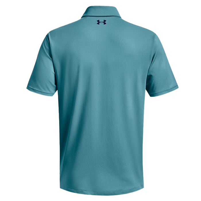 Under Armour T2G Golf Polo Shirt - Glacier Blue/Navy