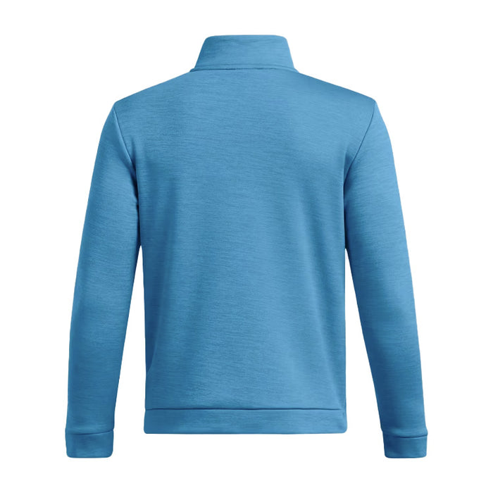 Under Armour Boys Drive Midlayer 1/4 Zip Golf Pullover - Ether Blue