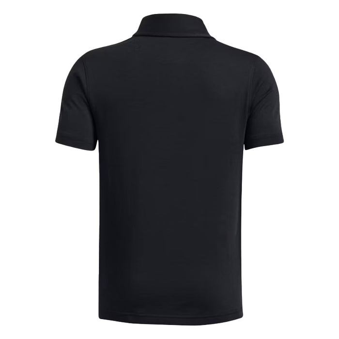 Under Armour Junior Boys Icon Polo - Black/White