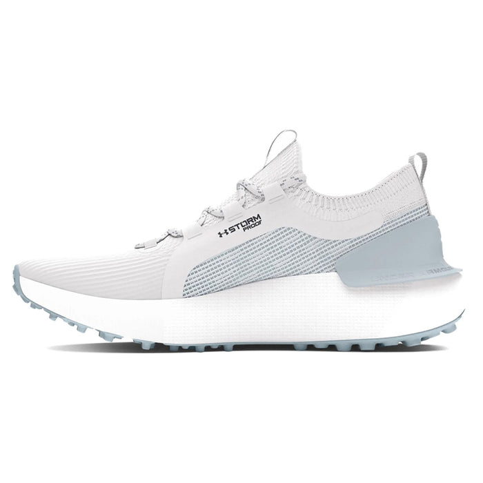 Under Armour Phantom Golf Shoes - White/White/Harbour Blue
