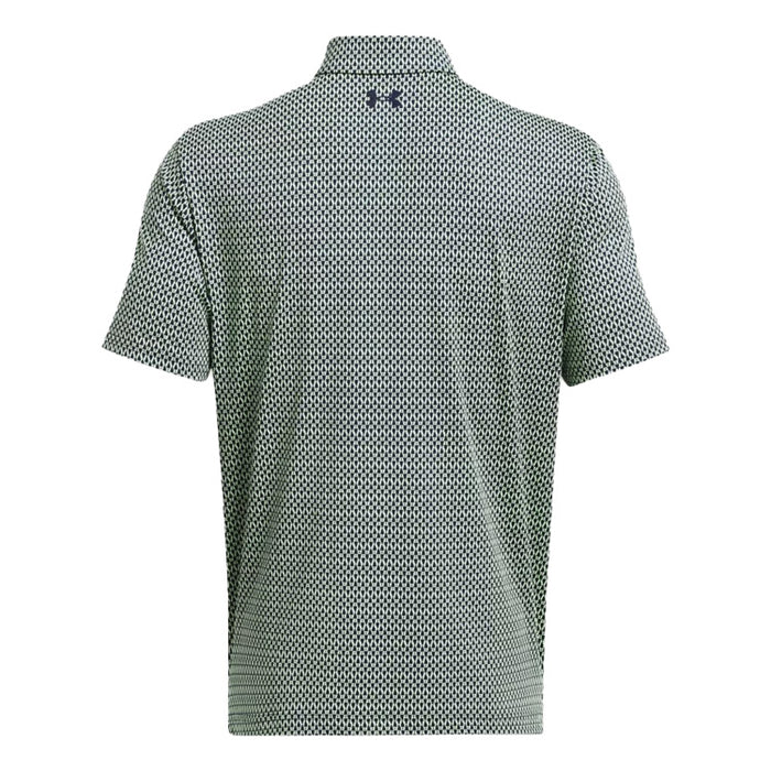 Under Armour Playoff 3.0 Printed Golf Polo Shirt - Matrix Green