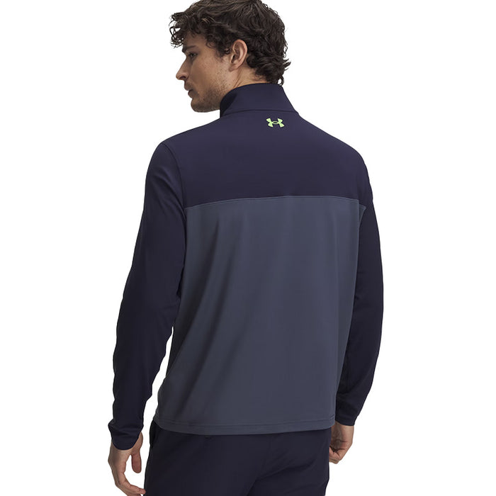 Under Armour T2G 1/4 Zip Golf Pullover - Navy/Grey