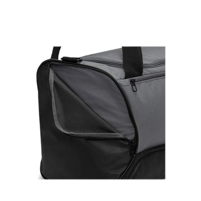 NIKE Brasilia 9.5 Holdall Duffle Bag - Iron Grey/Black/White