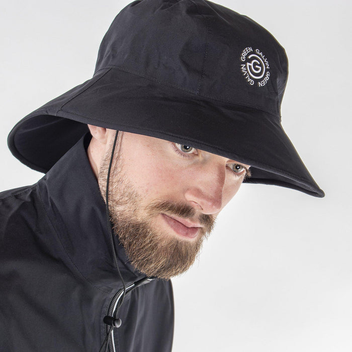 Galvin Green ART Waterproof Golf Hat - Black