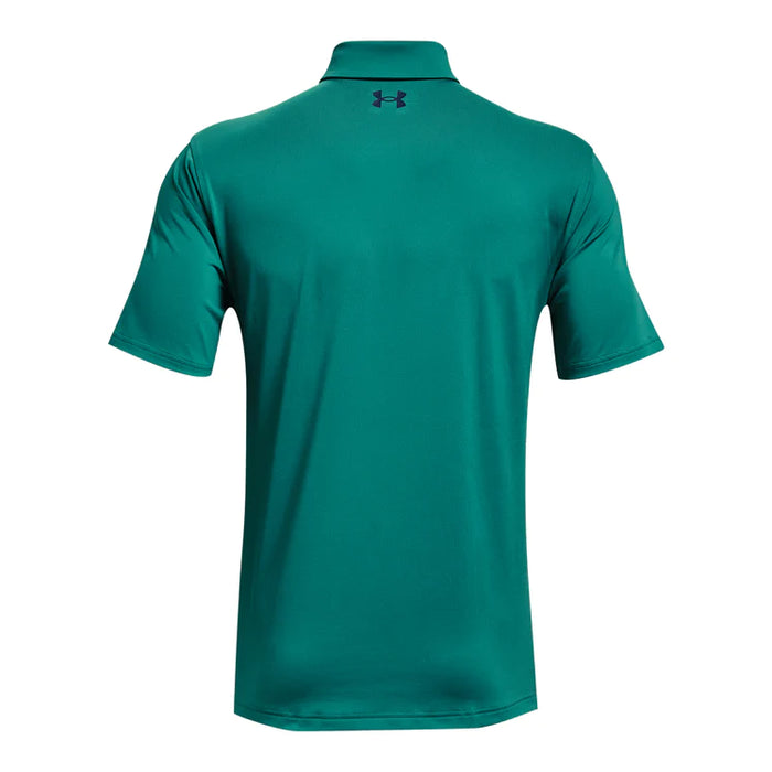 Under Armour T2G Mens Golf Polo Shirt - Green / Navy