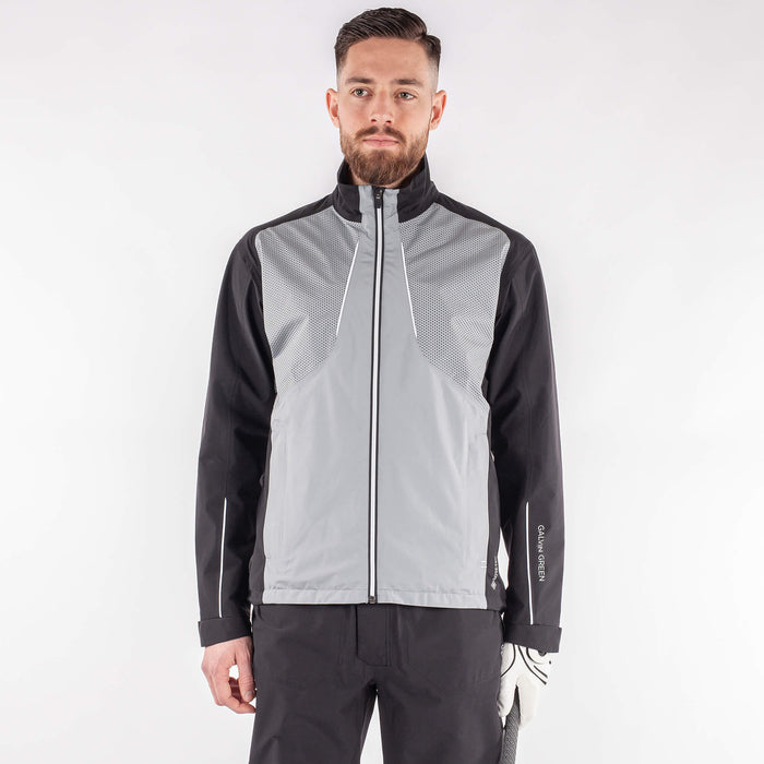 Galvin Green Albert Gore-Tex Waterproof Golf Jacket - Sharkskin/Black/White