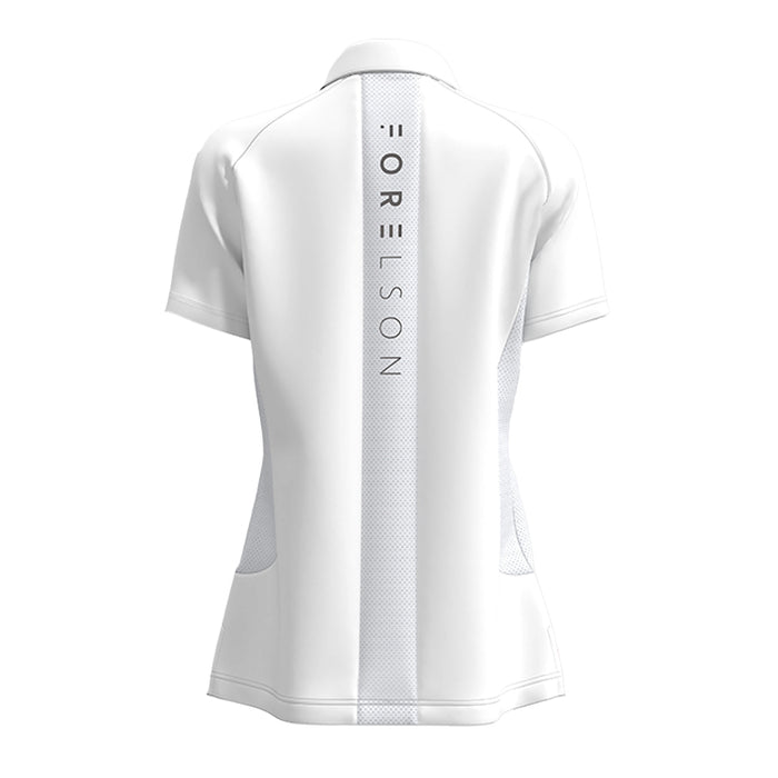 Forelson Batsford Ladies Golf Polo Shirt - White