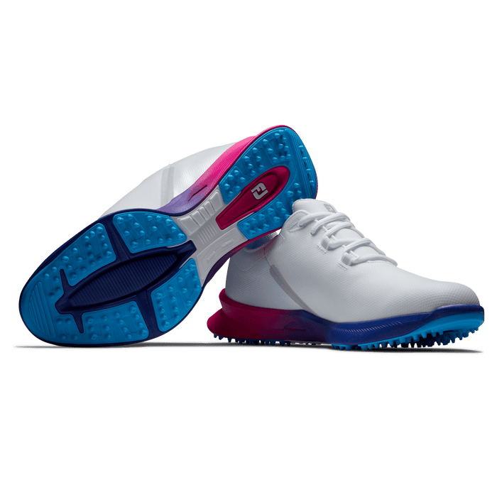 Footjoy Fuel Sport Ladies Golf Shoes - White/Purple/Pink