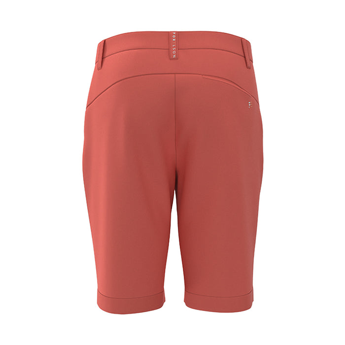 Forelson Ladies Southrop Golf Shorts - Coral Back View 