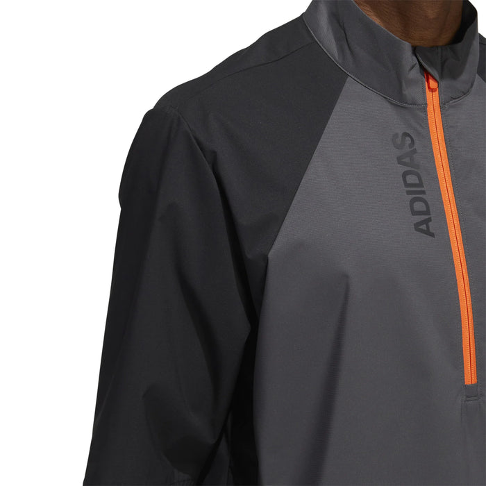 adidas Provisional Short Sleeve Golf Jacket - Black
