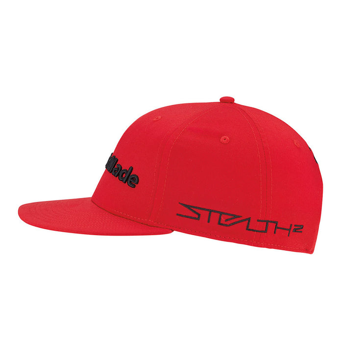 Taylormade Tour Flatbill 2023 Golf Cap - Red