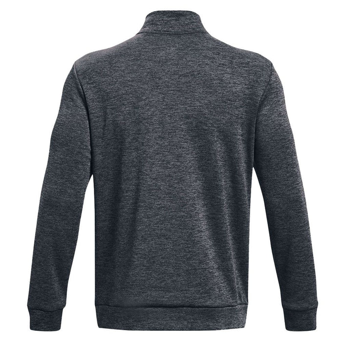 Under Armour Fleece 1/4 Zip Golf Pullover - Pitch Grey/Black