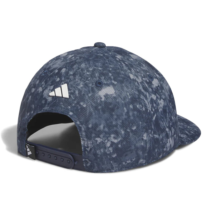 adidas Golf Tour 3-Stripe Print Snapback Cap - Collegiate Navy
