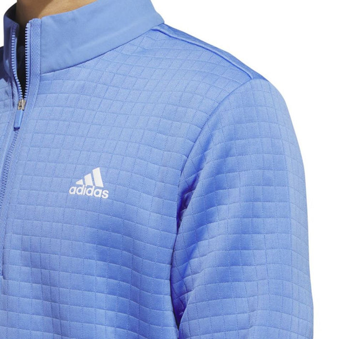 adidas DWR 1/4 Zip Golf Pullover - Blue Fusion