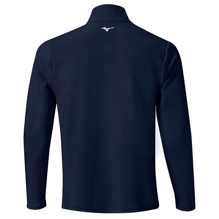 Mizuno Breeze T-Stripe 1/4 Zip Golf Pullover - Navy