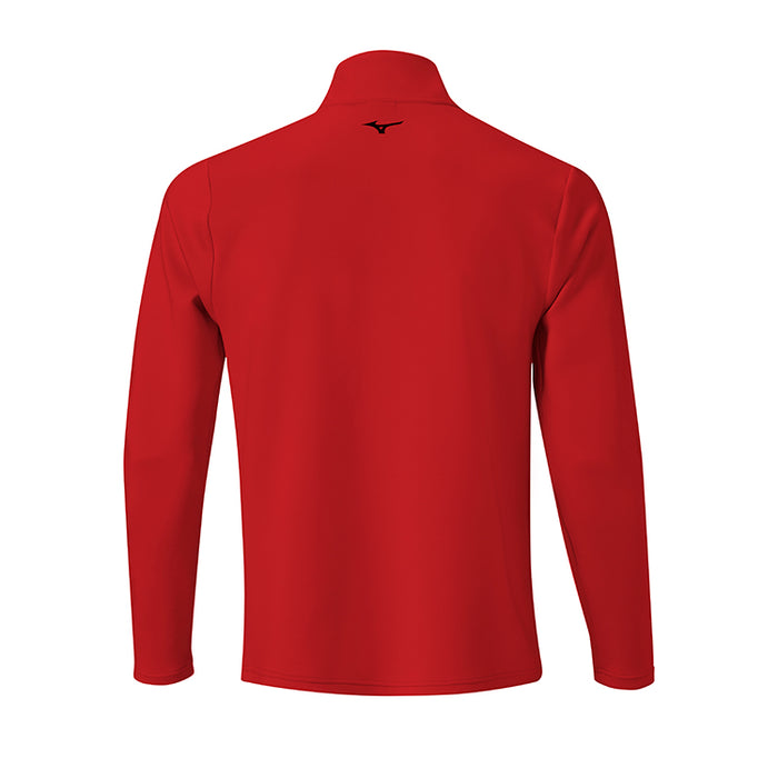 Mizuno Breeze T-Stripe 1/4 Zip Golf Pullover - Red