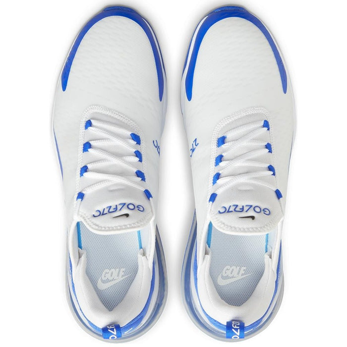 Nike Air Max 270 G Spikeless Golf Shoes - White/Blue