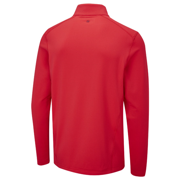 Ping Sensor Warm Edwin Half-Zip Golf Pullover - Poppy