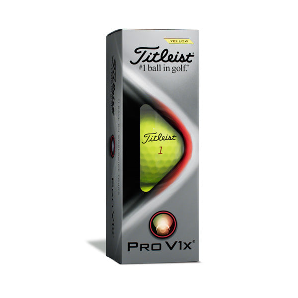 Titleist ProV1X 2021 Golf Balls - Yellow