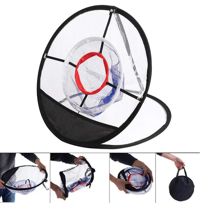 Golf Driving Practice Net - Red/Black
