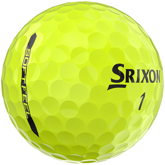 Srixon Soft Feel Golf Balls - Yellow