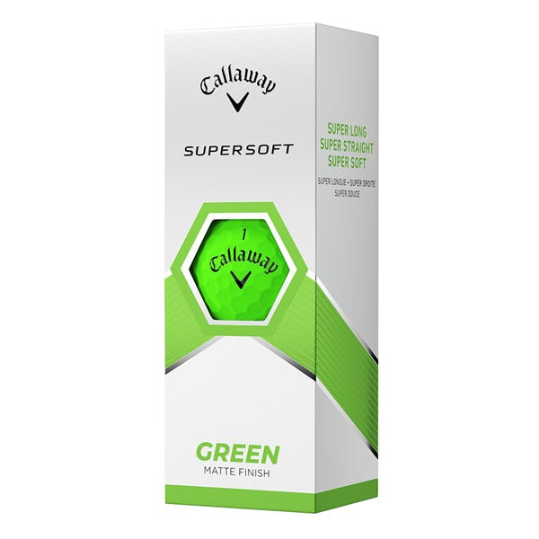 Callaway Supersoft Golf Balls - Green